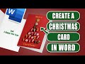 How to Create a Beautiful Christmas Card in Microsoft Word | Easy Step-by-Step Tutorial