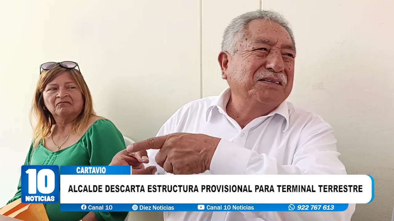 #santiagodecao - ALCALDE DESCARTA ESTRUCTURA PROVISIONAL PARA TERMINAL TERRESTRE
