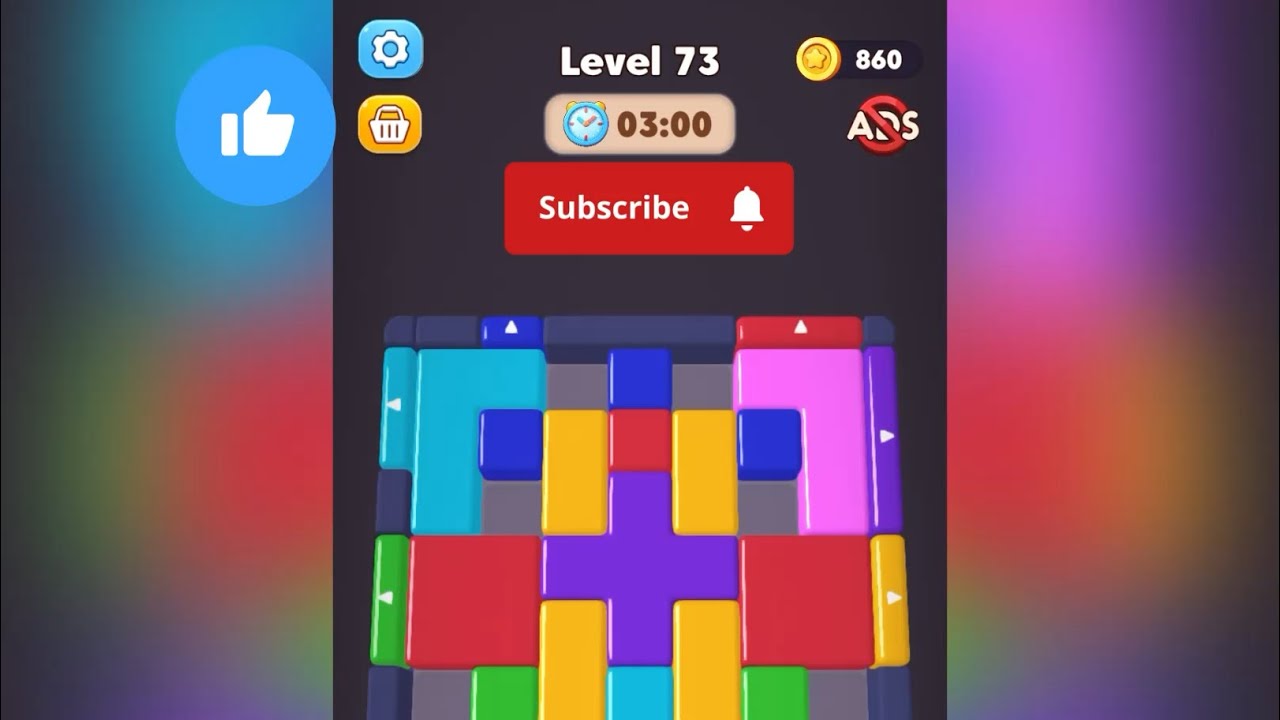 SLIDE JAM - LEVEL 73 - SOLUTION WALKTHROUGH - YouTube