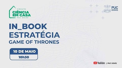 In_Book: Estratégia (Game of Thrones) - DIA 10/05 ÀS 10H30