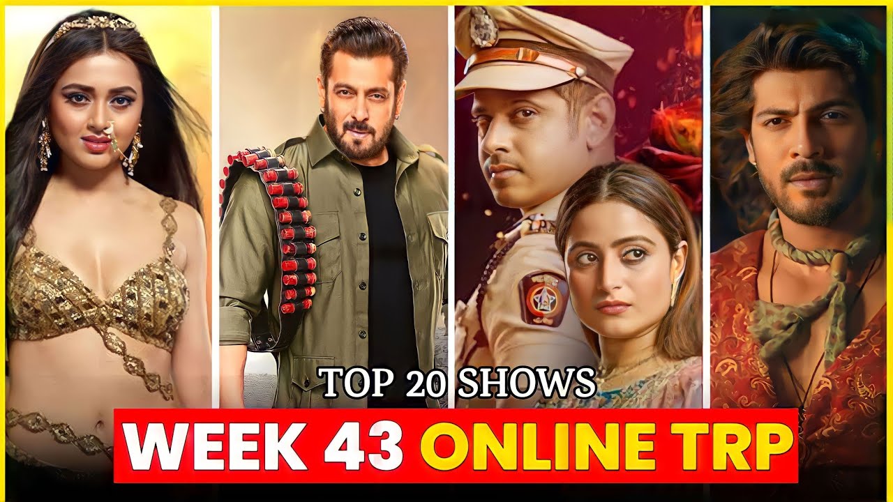 Week 43 ONLINE TRP | Top 20 Shows List | Teleforever