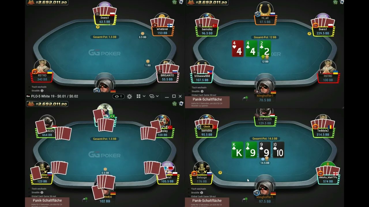 5 Card Omaha Cashgame - Session 7 - 2.Teil | Wir werden vermöbelt
