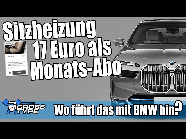 BMW verkauft Sitzheizung als Abo