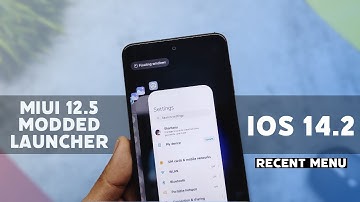 Miui 12.5 New Modded Launcher 2.0 Update | New iOS Recent Menu | Update Now