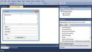 Visual Basic Tutorial   79   Finishing The Customer Application Profile