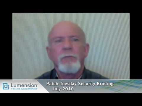 July 2010 : Patch Tuesday Security Briefing