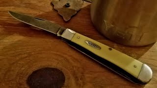 Case Yellow Handled Trapper, Ol' Yeller, the classic pocket knife from Case!