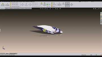 Car bonnet (Engine Hood) in solidworks