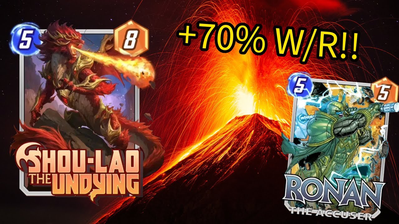 The era of 5 drops is here! Ronan Shou Lao is INSANE!! - Marvel Snap Infinite Deck Highlight