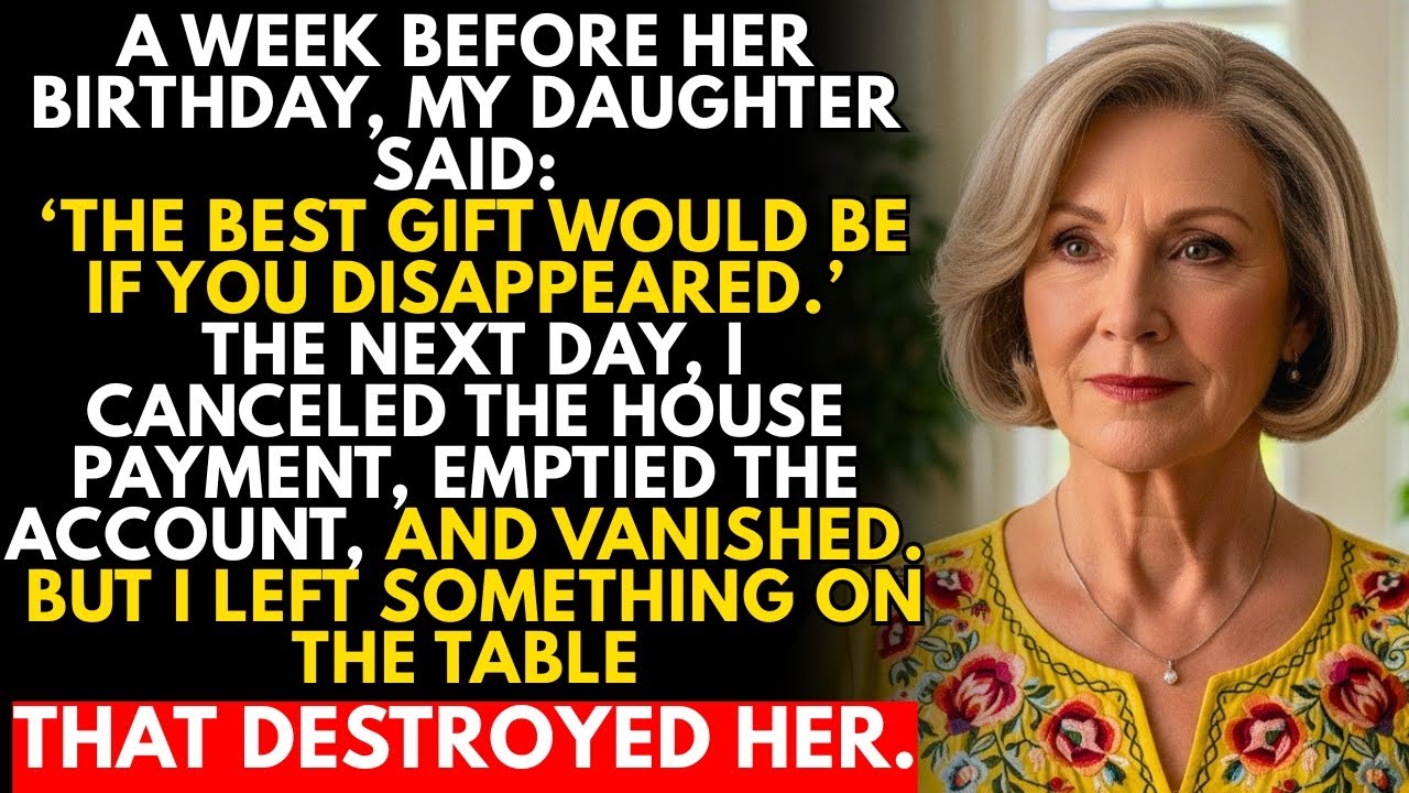 On Her Birthday, My Daughter Screamed: ‘The Best Gift Would Be You Gone!’ So I Vanished