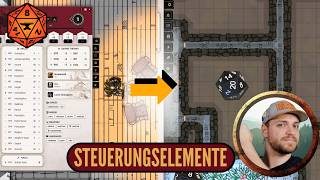 Einfach losspielen! Aber wie - Foundry VTT Tutorial 4: Steuerungselemente und Bedienung