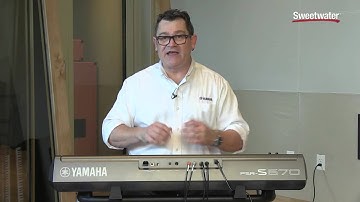 Yamaha PSR S670 Arranger Keyboard Workstation Demo by Sweetwater   YouTube 720p