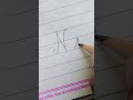 how to write letter N in small and capital letters #shorts#cursivehandwriting#handwriting