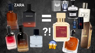 عطور زارا للرجال المطابقة الاصلية 🚹 || Dupe Parfums zara homme || Zara Men perfumes dupes clones