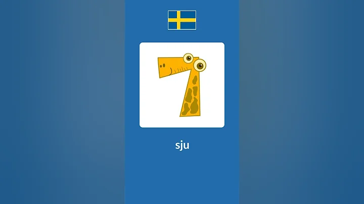 Swedish Numbers 1-10