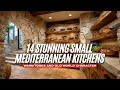 14 Stunning Small Mediterranean Kitchens with Warm Tones and Old World Character