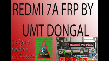 redmi 7a frp by umt 100% done