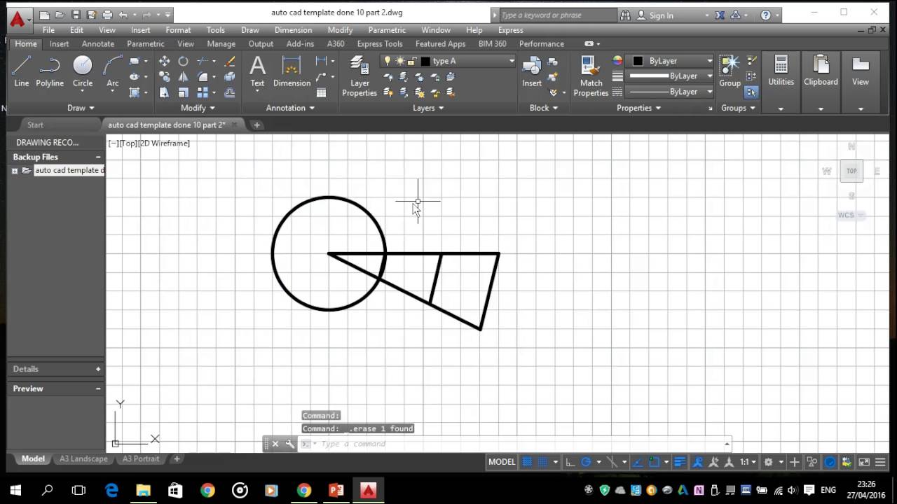 extend a line in a given ratio - YouTube