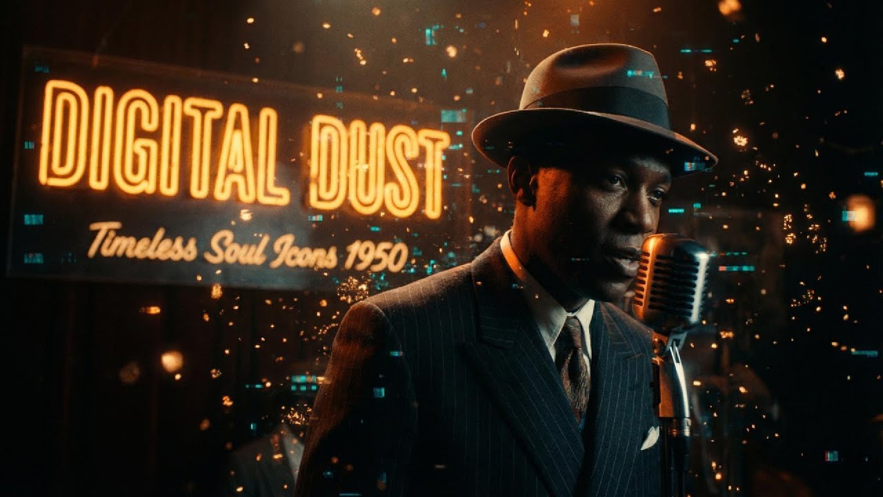 The Ghost in the Circuit... 🥃 | DIGITAL DUST (1950s Noir Grit-Soul) | Timeless Soul Icons