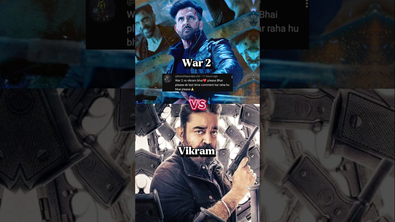 War 2 vs Vikram Box office comparison 💸🤩#shorts#viral#trending#war2