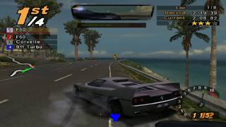 Need for Speed: Hot Pursuit 2, 8 Laps Island Outskirts - Ferrari F50 NFS Edition
