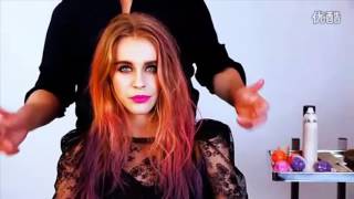 Usage of DEXE hair color rub