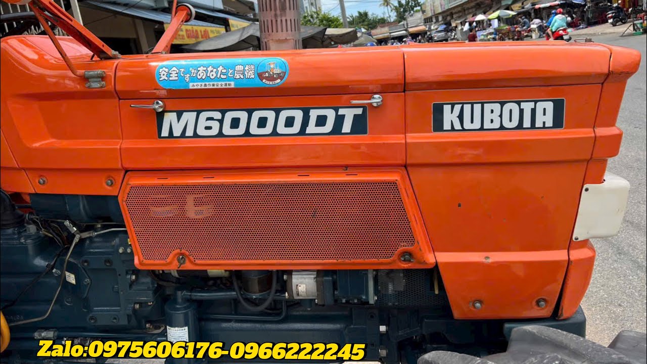 Siêu Cực Nét Bãi Nhật KuBoTA M6000DT 69HP Full Cơ Nồi Đồng Cối Đá