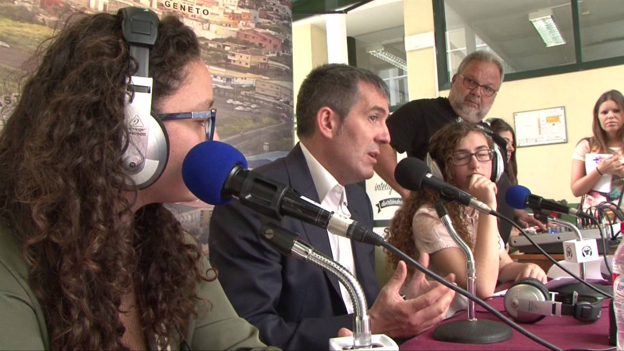 Fernando Clavijo visita  IES de Geneto