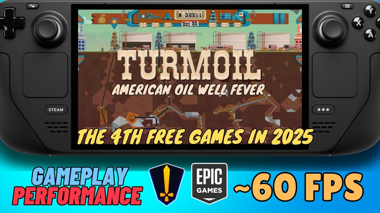 Turmoil on Steam Deck | SteamOS | Epicgames | ~60 FPS