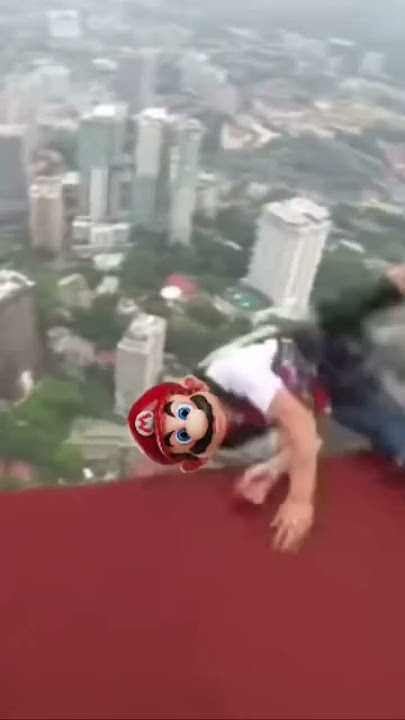 Mario falls to his death