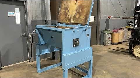 CONREC MODEL 25046S STEAM HEATED BATCH SLUDGE DRYER SL2281