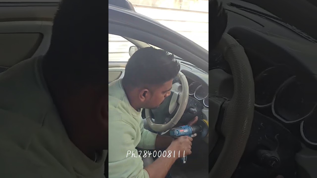 Nissan terrano dry clean deep cleaning rubbing polish