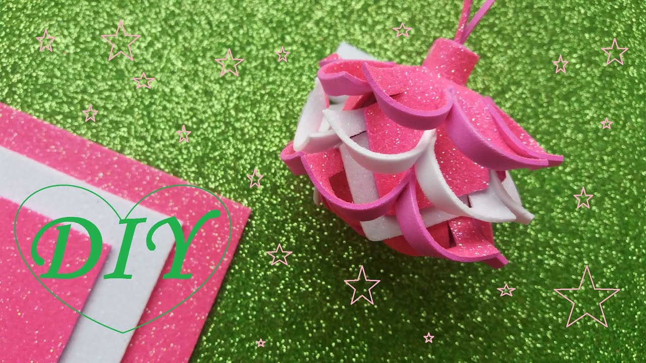 🎄 DIY 🎄 НОВОГОДНИЕ ИГРУШКИ 2021 из фоамирана на Ёлку своими руками 🎄 Christmas tree decoration 🎄