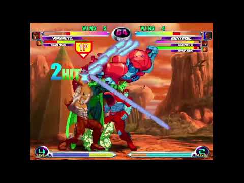 MvC2: Josh 360 - Magneto Rom to Throw to IM AAA Tempest DHC Proton 100% Combo