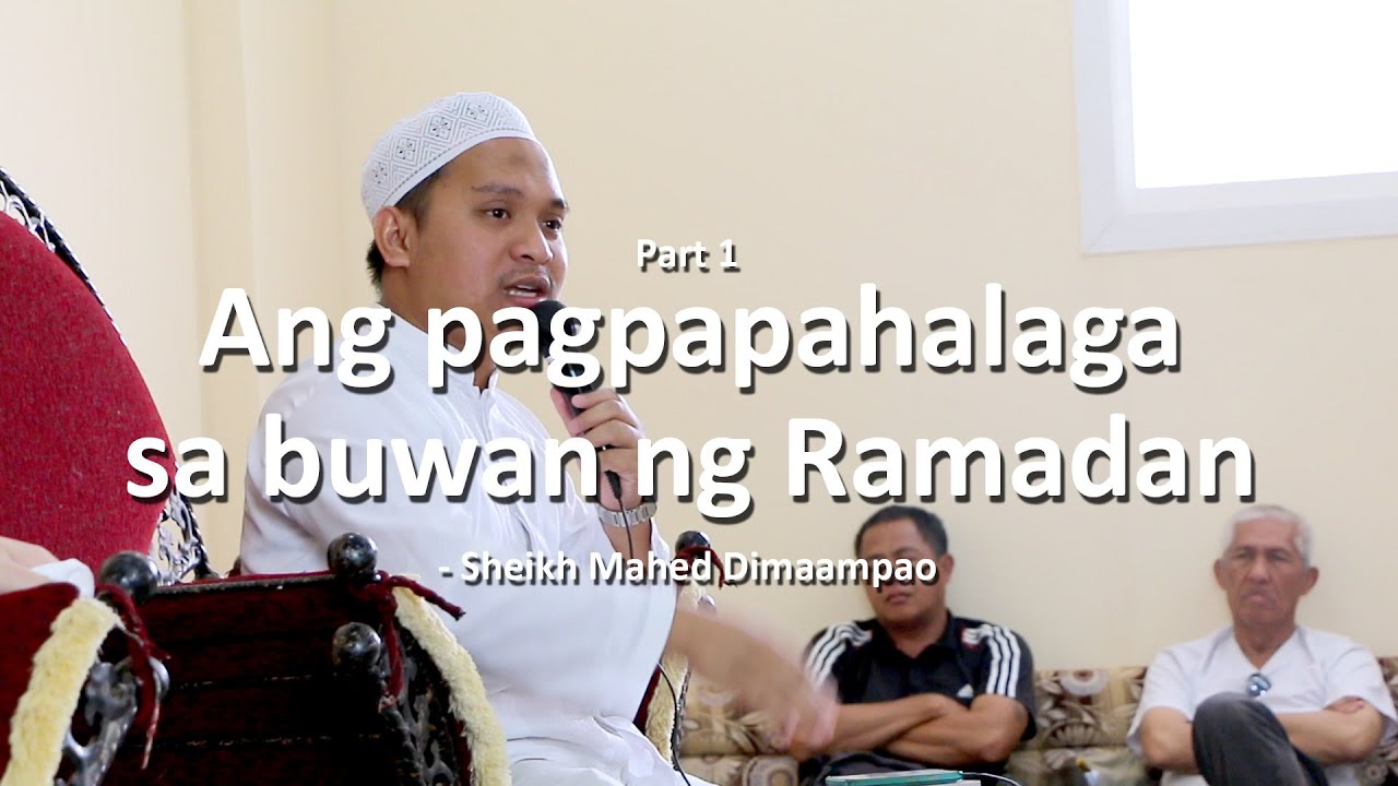 Ang pagpapahalaga sa buwan ng Ramadan