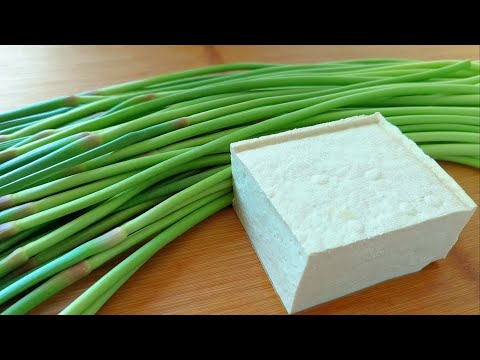 Stop stir-frying tofu! Add a handful of garlic scapes for a tender, flavorful dish that's even ta...