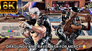 [8K ULTRA] Tekken 8 Victor Chevalier puts Raven and Dragunov to Sleep!🥋👹🤼