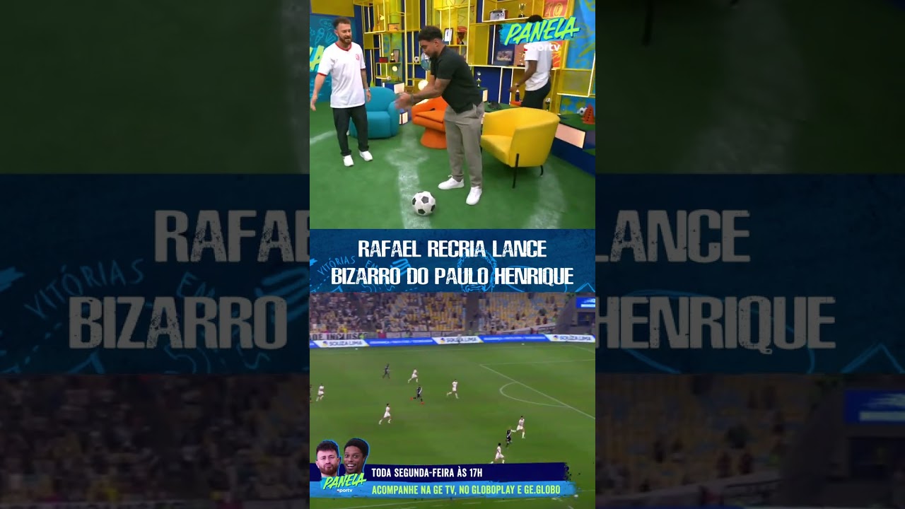 RAFAEL REFAZ LANCE BIZARRO DE VASCO X FLUMINENSE | PANELA SPORTV #shorts