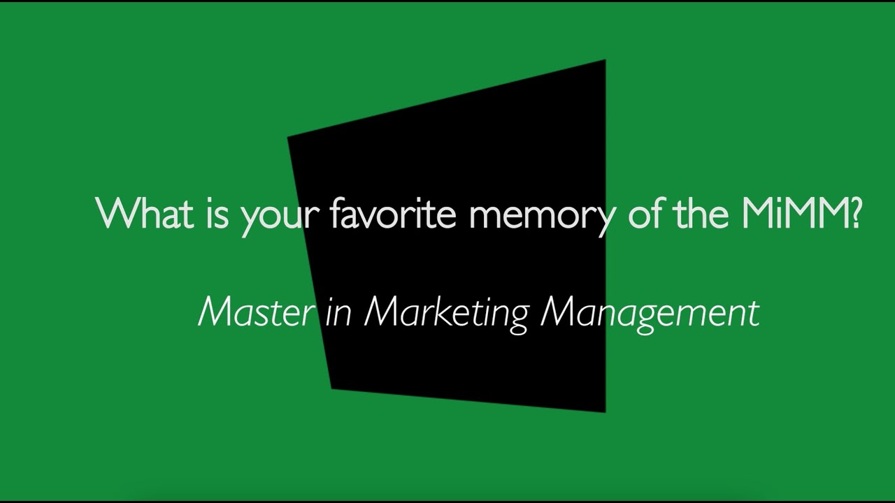 Master Marketing Management (MiMM) - Our students' favorite memory so far - Students' Voices HSG
