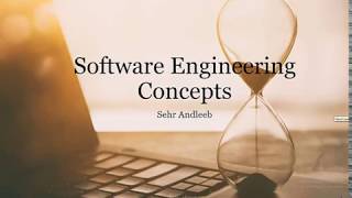Lecture 3 Software Engineering Concepts