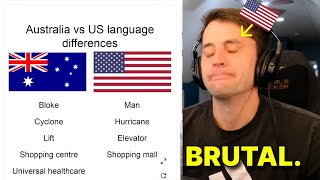 American Reacts To Australia Vs America Memes