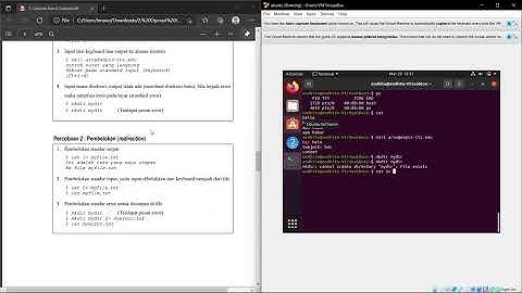Laporan Praktikum Sistem Operasi | Input Output