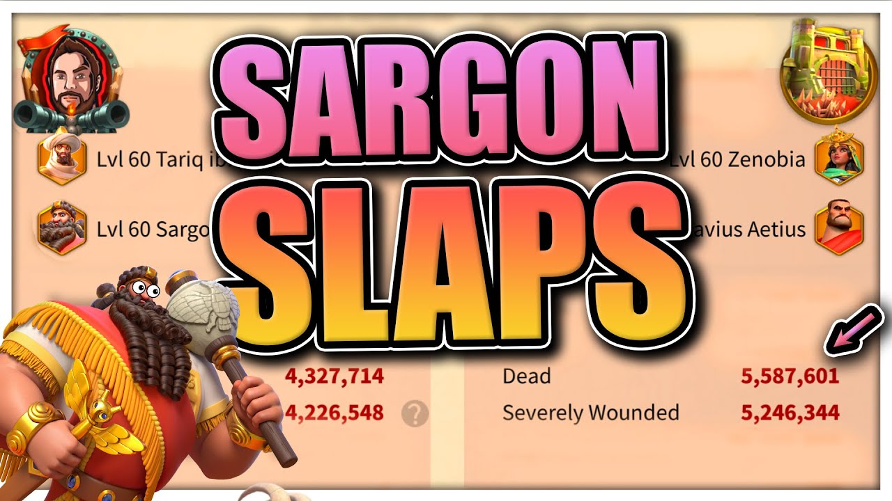 Tariq Sargon Rally [Great Result] Rise of Kingdoms - YouTube