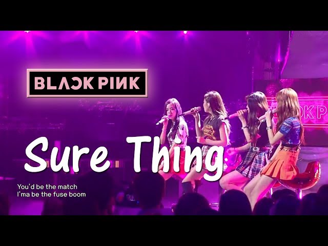 BLACKPINK - Sure Thing (Miguel Cover) HQ Audio class=