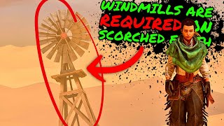 WHY YOU NEED WINDMILLS to SURVIVE on SCORCHED EARTH in Ark Survival Ascended!!!