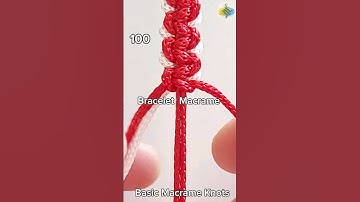 #100. Bracelet Knitting Tutorial, Macrame #shorts #macrametutorial #howto #craftideas