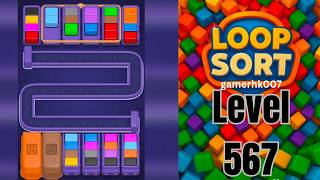 Loop Sort Level 567 Walkthrough Solution 