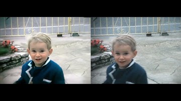 8MM Film Restoration including enhancement using AI