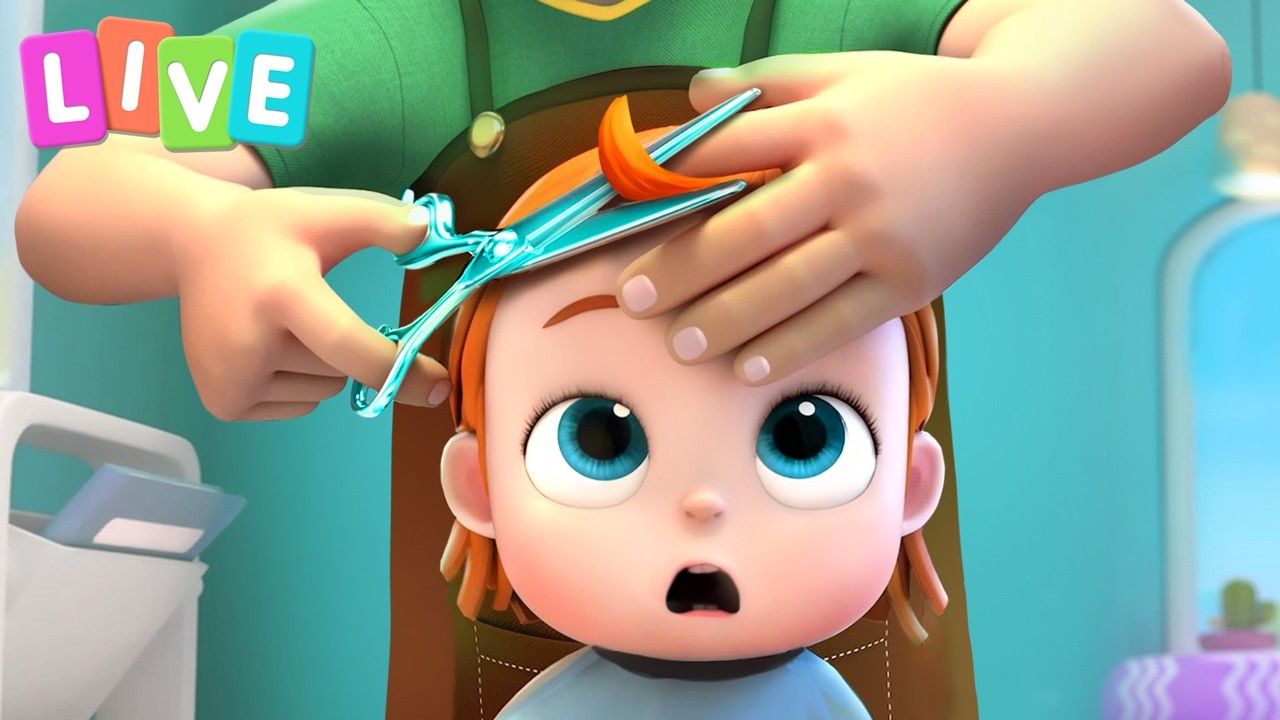 🔴 LiaChaChaTV‐LIVE | かみを　きろう | 子供の歌 | 童謡 | リアとチャチャ | LiaChaCha