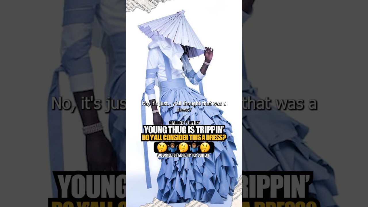 Young Thug отрицает, что носил платье на обложке альбома 😲🤷🏽‍♂️💯 Что думаете? 
